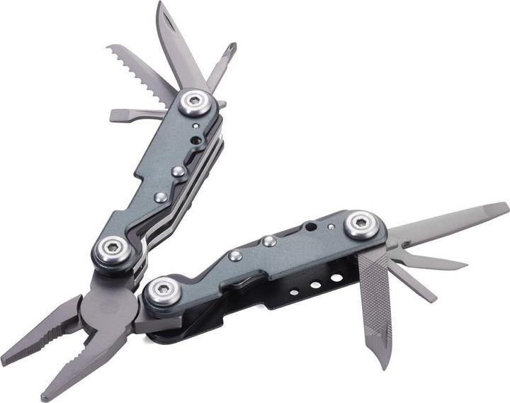 Immagine prodotto Troika ARBEITSGERÄT mini utensile multifunzione con 10 funzioni, grigio opaco (10 Funzioni)