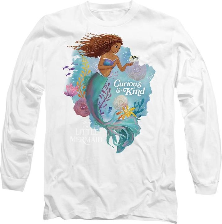 Immagine prodotto The Little Mermaid Curious And Kind Maglietta Ariel Adulto Unisex (XL)