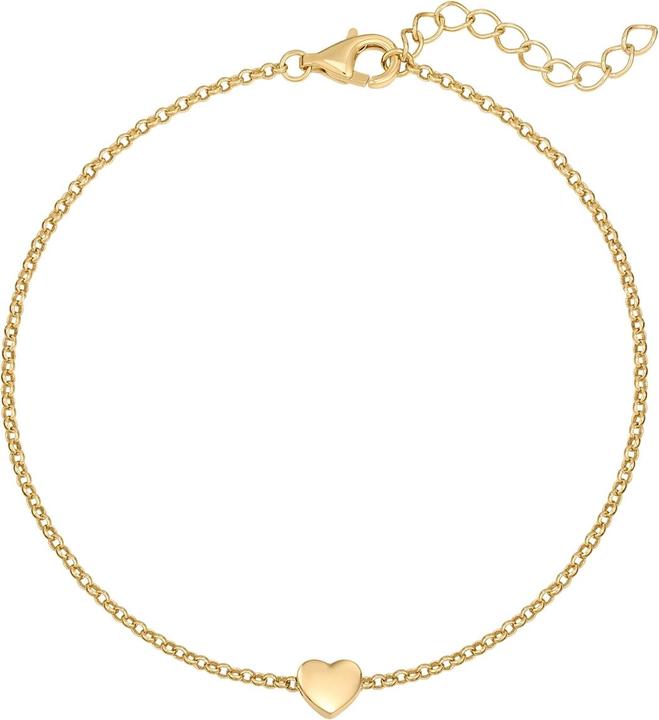 Rafaela Donata Damen Armband Herz - 37530 (18 cm, Sterling Silber)