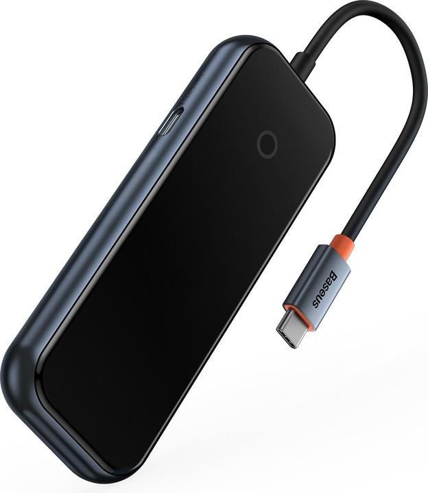 Produktbild Baseus AcmeJoy 4-Port Type-C HUB AdapterType-C to USB3.0*3+Type-C PD&Data *1Dark Gray (USB-C, 4 Ports)
