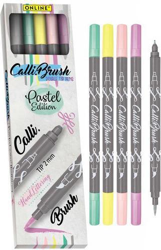 Actual product image Online Callibrush Handlettering (Multicoloured, 5 x)