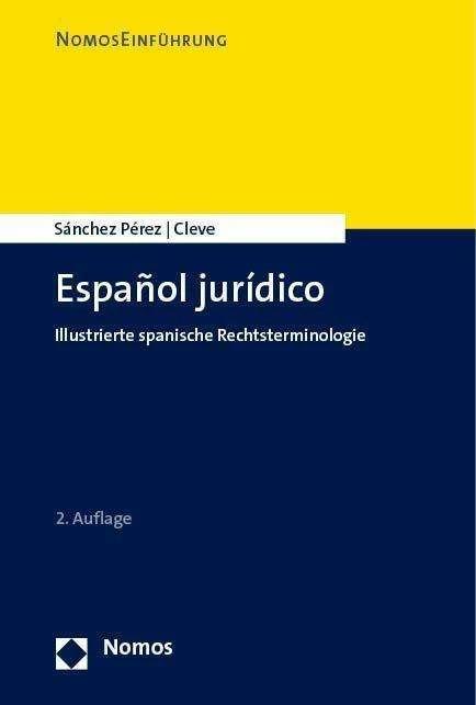 Produktbild Español jurídico (Spanisch, Nereida Sánchez Pérez, Judith Cleve, 2023)