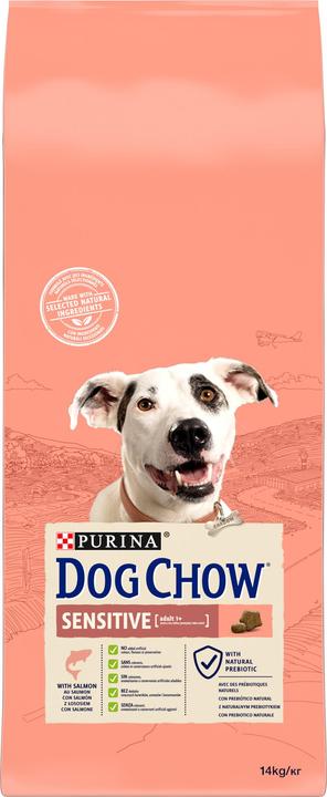 Purina DOG CHOW Sensitive avec saumon su lašiša 14kg (Senior, 1 pcs, 14000 g)
