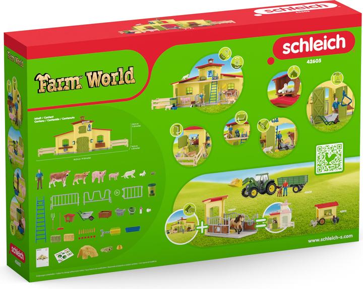 Immagine prodotto Schleich Grande stalla con animali e accessori