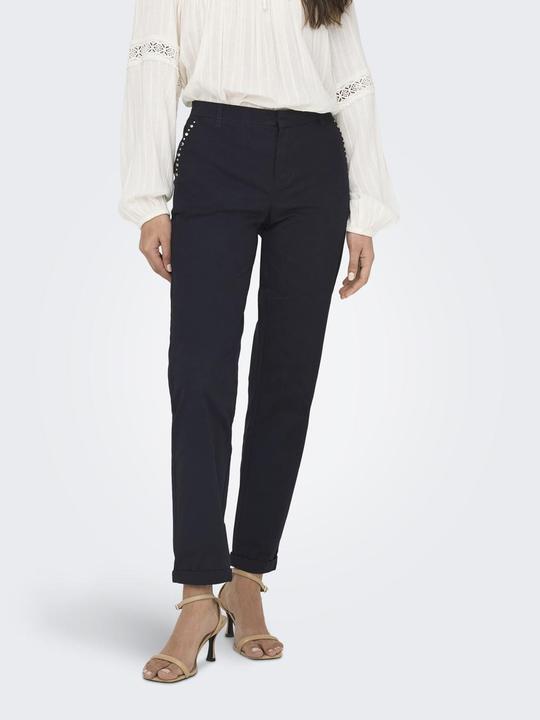 Actual product image Only Regular fit Turn-up hems Trousers Chino trousers (38)