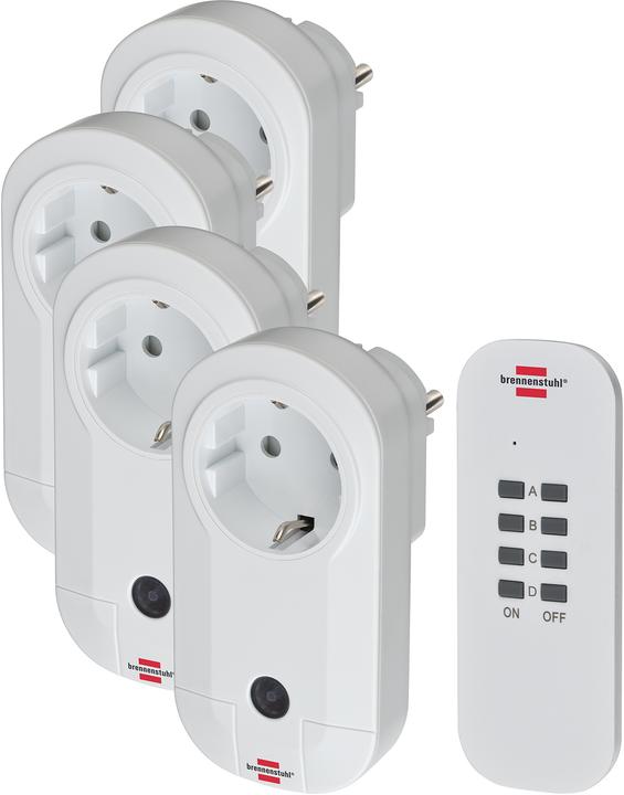 Brennenstuhl Comfort Line radio switch set RC CE1 4001 (4-pole)