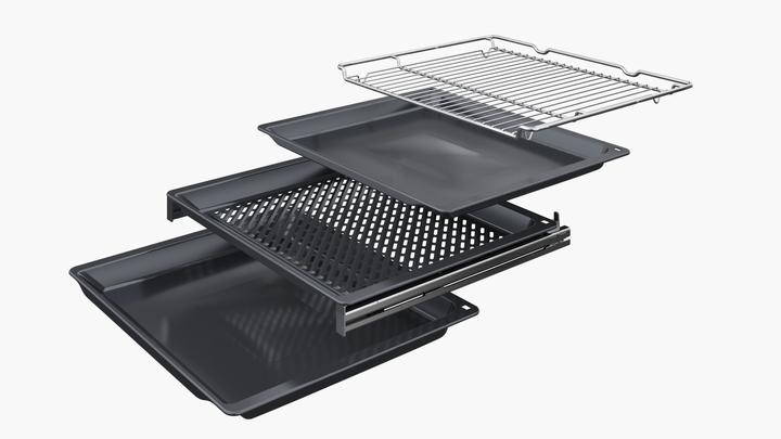 Produktbild Bosch Hausgeräte Serie 8, Einbau-Backofen, 60 x 60 cm, Schwarz, HBG778NB1