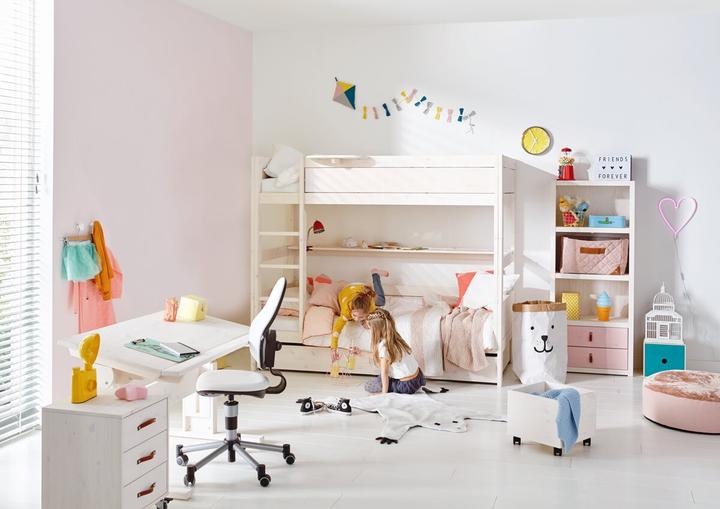 Immagine prodotto Lifetime Kidsrooms Letto a castello, incl scala, protezione anticaduta, 2 reti a doghe deluxe (140 x 200 cm)