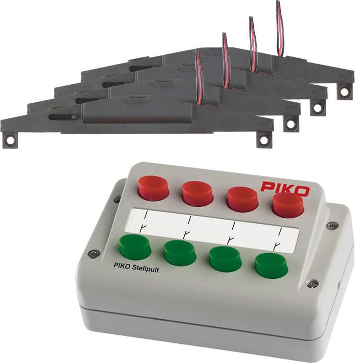Actual product image Piko Turnout drive set (4x) + control panel