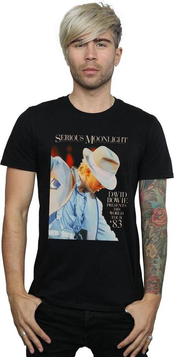 Immagine prodotto David Bowie Serious Moonlight Maglietta Uomo (XL)