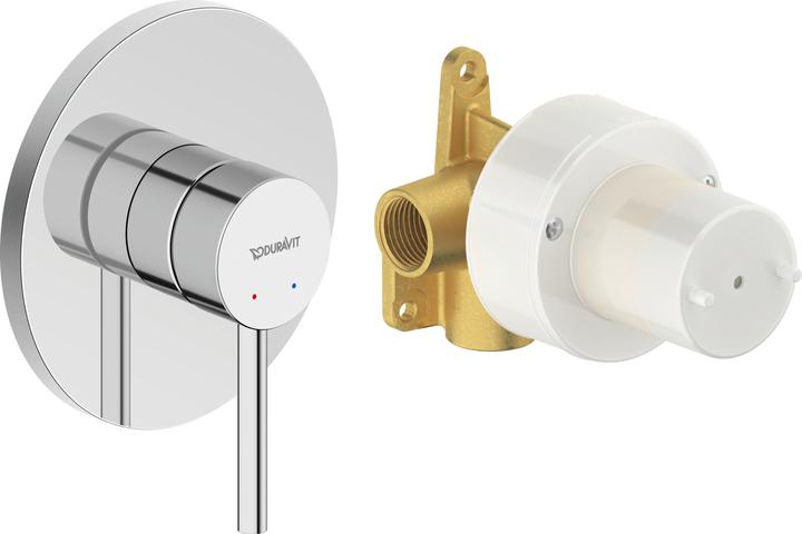 Produktbild Duravit Circle Einhebelmischer Set, Unterputz, Verbraucher 1, Chrom, CE4210007010
