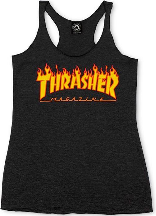 Thrasher Girls Flame Logo Racerback Tank