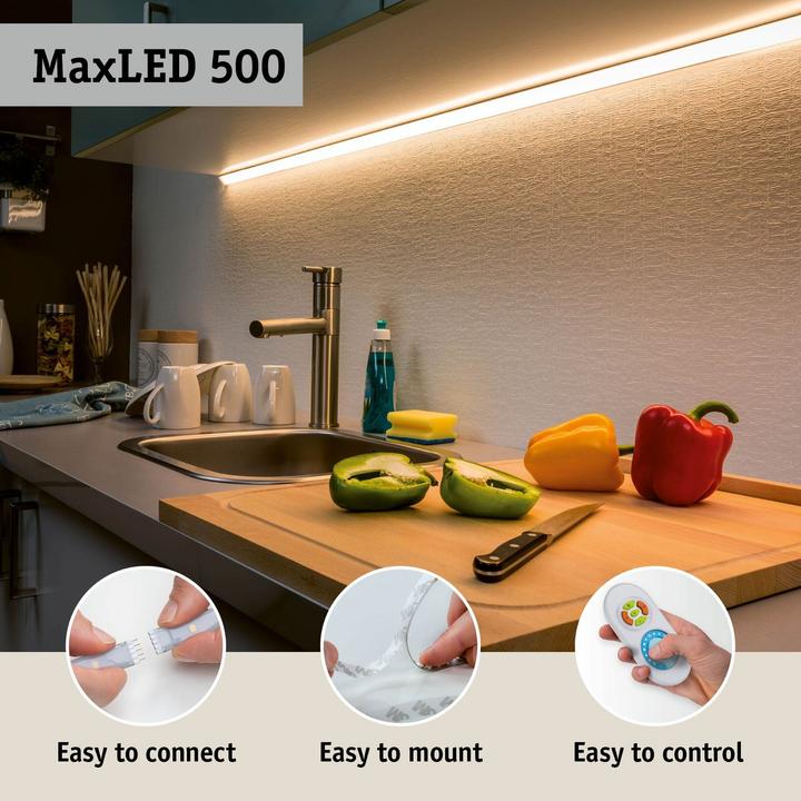 Produktbild Paulmann MaxLED 500 Stripe (Warmweiss, Neutralweiss, Tageslicht, 250 cm, Indoor)