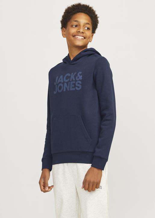 Actual product image Jack & Jones Jjecorp Logo Sweat Hood Noos Jnr (140)