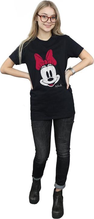 Image du produit Disney Femme/Les femmes Mickey Mouse - T-shirt boyfriend en coton délavé (S)
