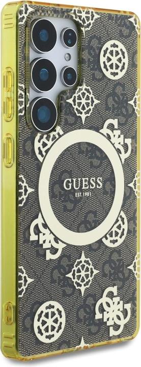 Produktbild Guess 4G Peony Pattern Case für Samsung Galaxy S25 Ultra - brown (Samsung Galaxy S25 Ultra)