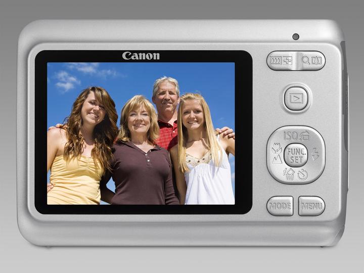 Produktbild Canon PowerShot A480, 10 Mio. Pixel, 3.4x Zoom, blau (0.00 Mpx, 1/2,3'')