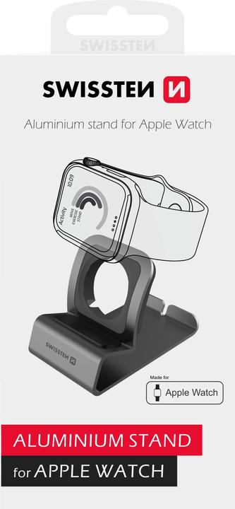 Actual product image Swissten Aluminum Stand for Apple Watch