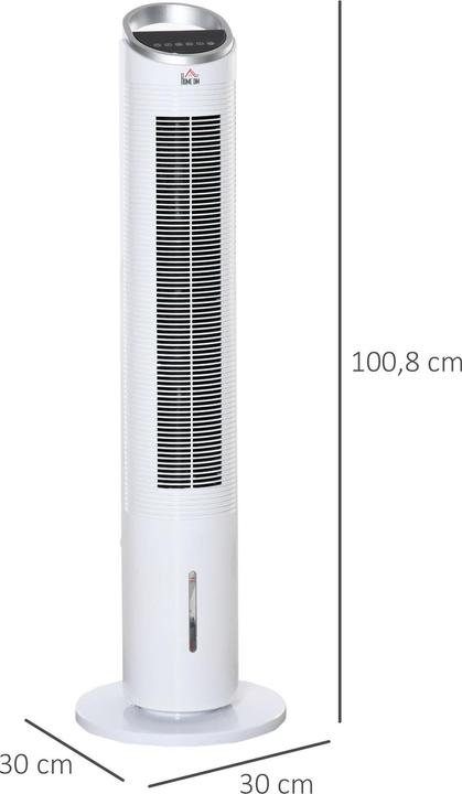 Produktbild Homcom Luftkühler mit Eisboxen, mit Griff, mit Fernbedienung