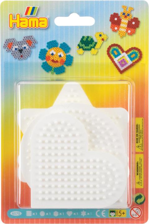 Immagine prodotto Hama Perlen Quadrato, Cerchio, Esagono, Cuore, Stella