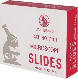Actual product image Byomic Object glasses 25x 75 mm 50 pcs. and cover glasses 18x18 mm 100 pcs.