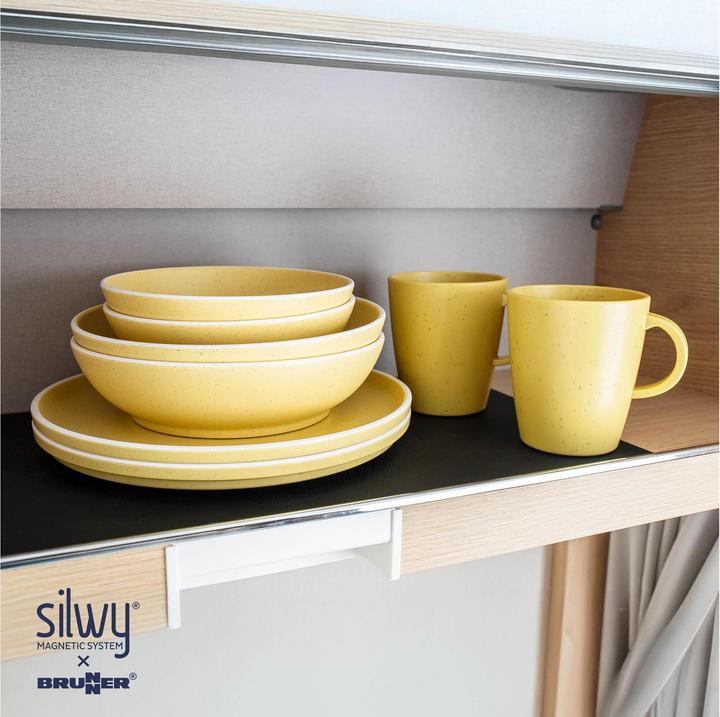 Immagine prodotto Silwy Magnet-Kunststoff-Geschirrset Dolomit Yellow, Produkttyp