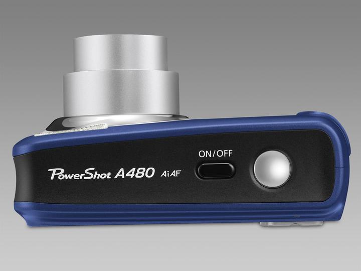 Produktbild Canon PowerShot A480, 10 Mio. Pixel, 3.4x Zoom, blau (0.00 Mpx, 1/2,3'')