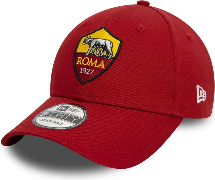 Produktbild New Era 9Forty Strapback Cap - AS Roma rot