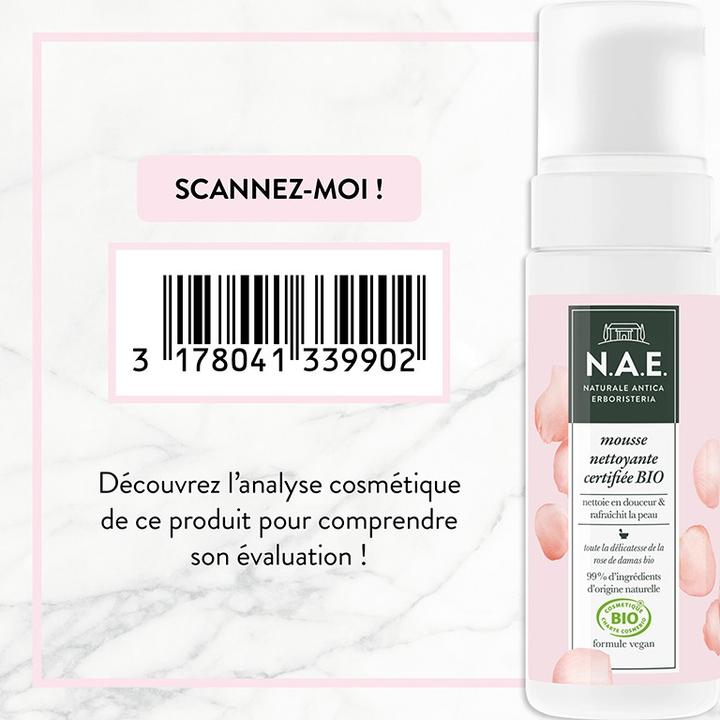 Immagine prodotto N.A.E. Mousse Nettoyante Bio Cosmos Flacone 150 ml (Schiuma, 150 ml)