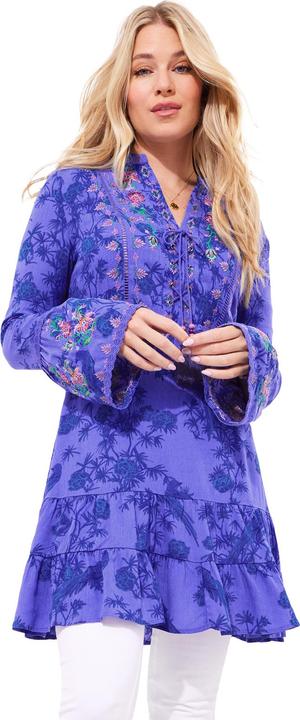Actual product image Joe Browns Bird Print Lace Detail Tunic (40)
