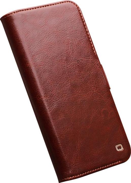 Immagine prodotto QiAlino Fourre Flip in pelle véritable con fermaglio magnetico foncé (Apple iPhone 14 Plus)