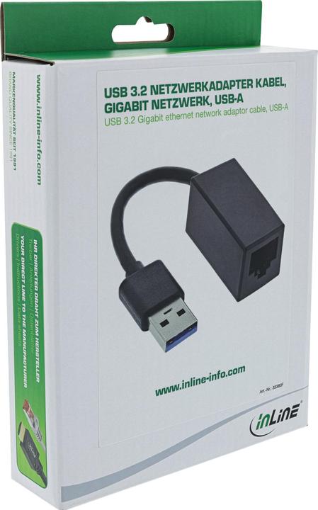 Immagine prodotto InLine Cavo adattatore di rete USB 3.0 (USB, RJ45 (1x))