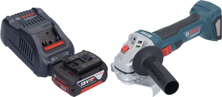 Actual product image Bosch Professional Bosch GWS 18V-7 Professional cordless angle grinder 18 V 125 mm brushless + 1x rechargeable battery (125 mm)