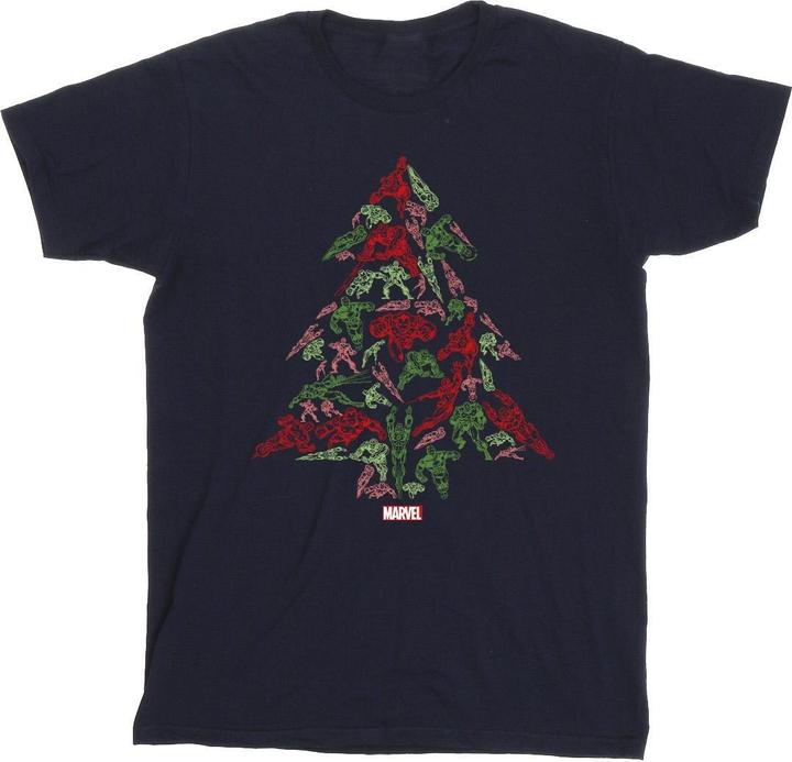 Immagine prodotto Avengers Christmas Tree Maglietta Ragazzi (116)