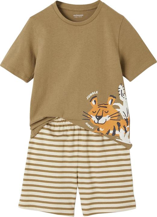 Produktbild Vertbaudet 2er-Pack kurze Jungen Schlafanzüge mit Tigern Oeko-Tex (158)