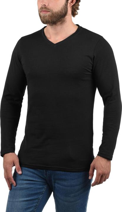 Image du produit Solid Basil T-Shirt Basique À Manches Longues Multipack Pour Homme100% Coton (XXL)