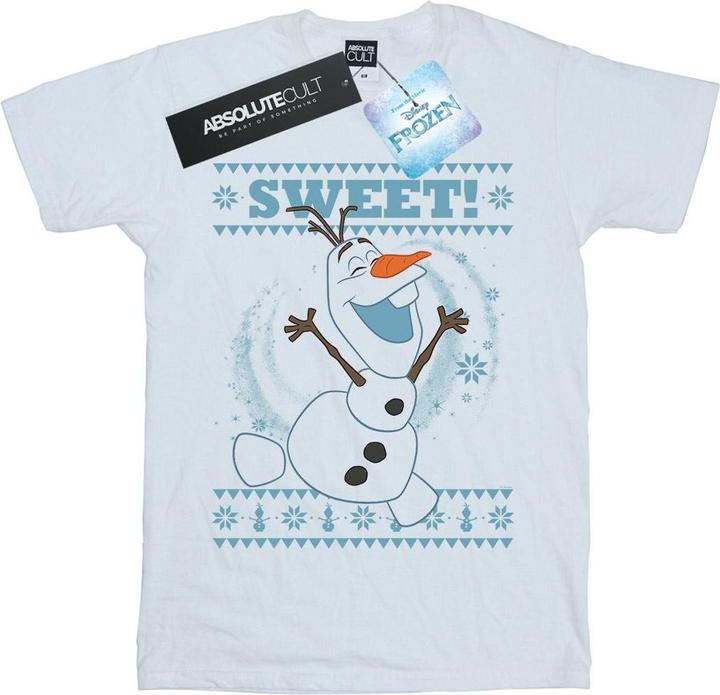 Immagine prodotto Disney Frozen Olaf Sweet Christmas Maglietta Ragazze (152, 158)