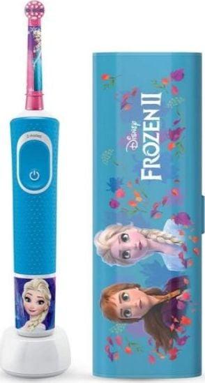 Immagine prodotto Oral-B Vitality Kids D100 Frozen + Custodia Niebieska (Spazzolino sonico)