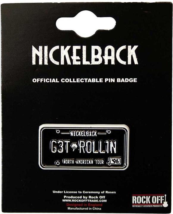Immagine prodotto Nickelback Distintivo per targa