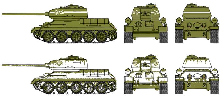 Immagine prodotto Italeri Carro armato russo T 34/85