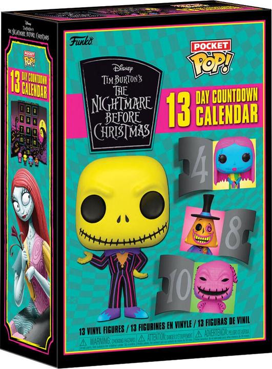 Actual product image Funko Nightmare Before Xmas 13 Days Black Light