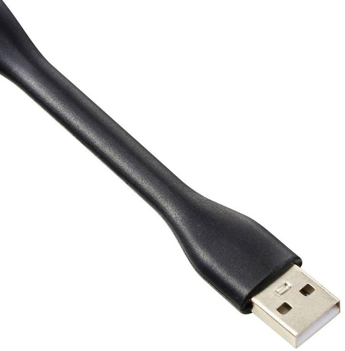 Produktbild Renkforce RF-USBF-101-BK USB-Ventilator Schwenkbar (B x H x T) 141 x 85 x 21 m