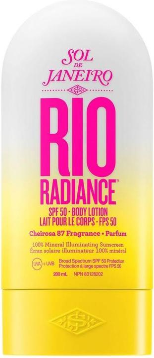 Produktbild Sol de Janeiro Rio Radiance SPF 50 Body Lotion 200 ml (Sonnencreme Gesicht, SPF 50, 200 ml)