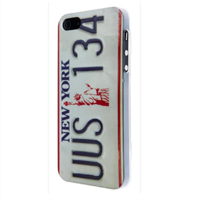Actual product image Skillfwd Car Plate Hardcase for iPhone 5/5S/SE New York (Apple iPhone SE, Apple iPhone 5, Apple iPhone 5s)