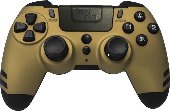 Image du produit Steelplay Manette sans fil Metaltech Or PS4 (PC, PS3, PS4)