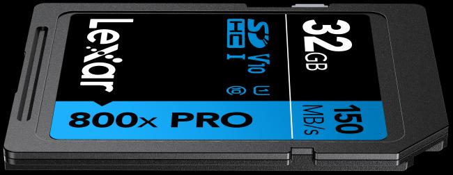 Actual product image Lexar MEMORY SDHC 32GB UHS-I/LSD0800P032G-BNNNG (32 GB, SDHC, U1, UHS-I)