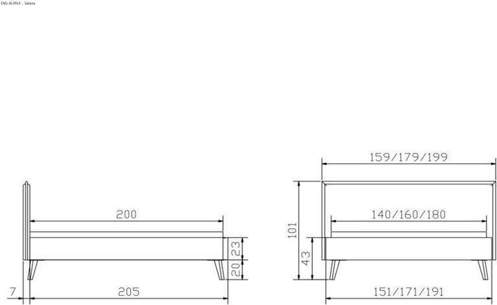 Produktbild Hasena Dream-Line (160 x 200 cm)