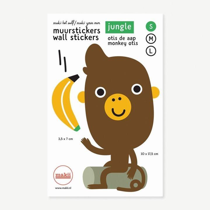 Produktbild Makii Wandsticker, Affe (14 x 22 cm)