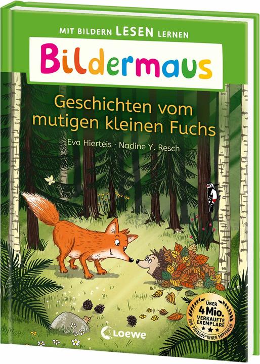 Produktbild Loewe Bildermaus - Geschichten vom mutigen kleinen Fuchs (Deutsch, Loewe Erstlesebücher, Eva Hierteis, Nadine Y. Resch, 2024)