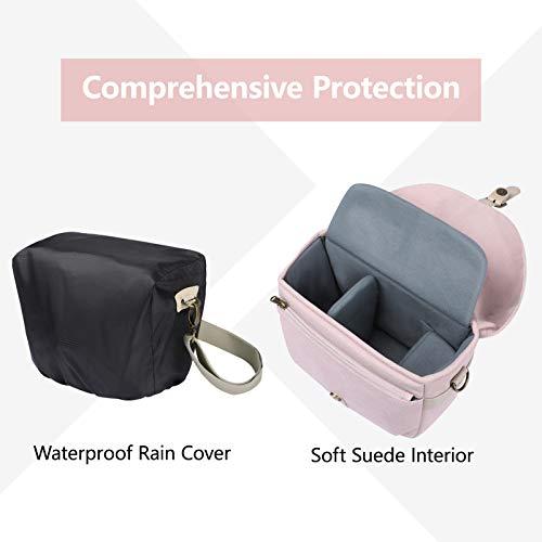 Produktbild Only-Bags.Store Kameratasche Spiegelreflex, Foto Tasche Schultertasche für SLR-Kamera und Zubehör (Rose)